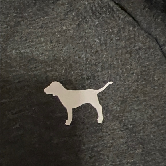 ❤️4/$10 Victoria's Secret Pink Label Gray Hoodie - Picture 3 of 6